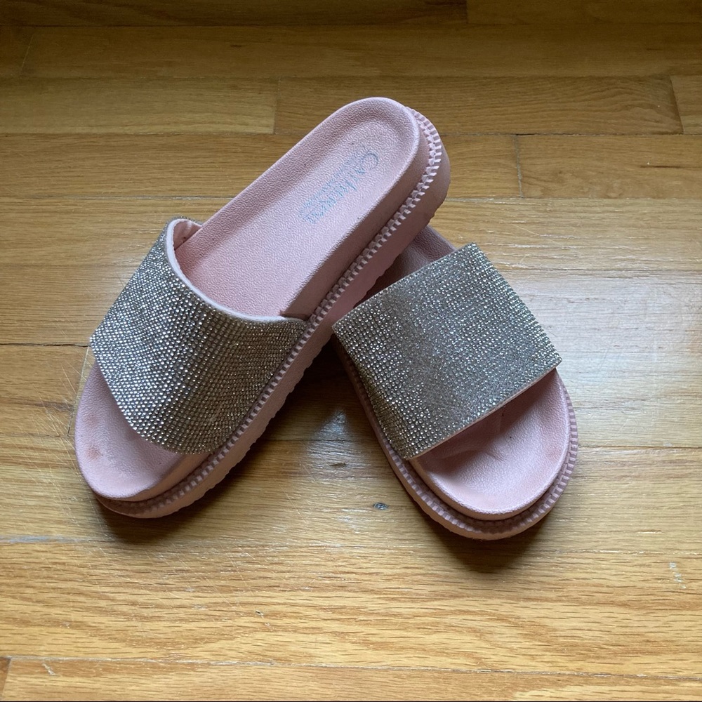 Silver Rhinestone sandals